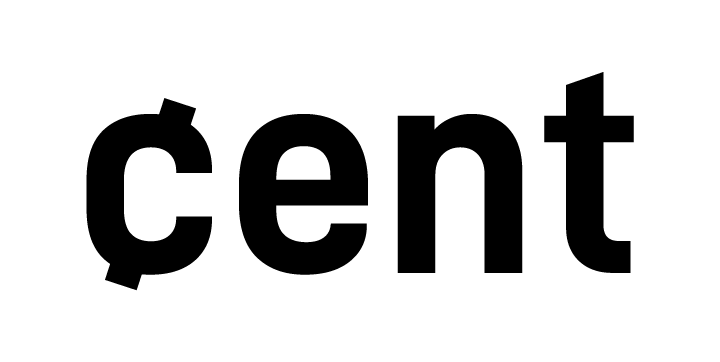 Cent Logo in black